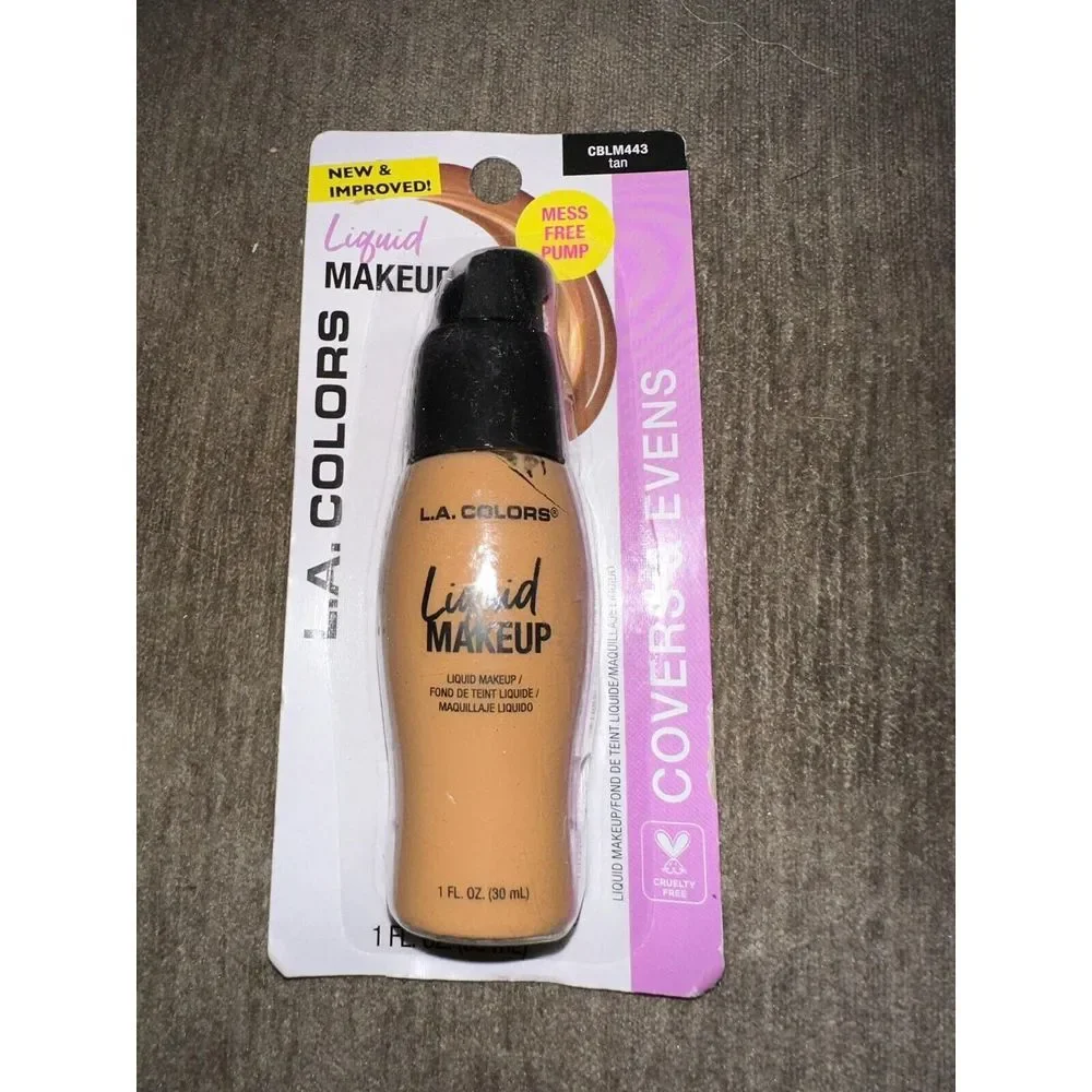 L.A. Colors Pump Liquid Makeup, Tan‎